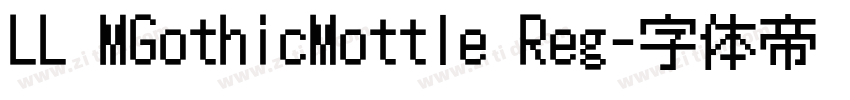 LL MGothicMottle Reg字体转换
